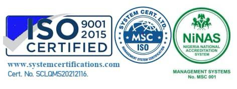ISO 9001:2015 Certified — NiNAS